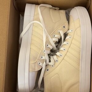 adidas Men's Beige High-Top Sneakers